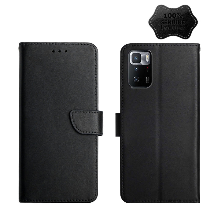 Estuche para teléfono con tapa horizontal a prueba de huellas dactilares de cuero genuino, For Xiaomi Redmi K30 Pro, For Xiaomi Redmi K40, For Xiaomi Mi Mix 4, For Xiaomi Poco X3 GT, For Xiaomi Redmi 8, For Xiaomi Redmi 9, For Xiaomi Redmi 9A          ...