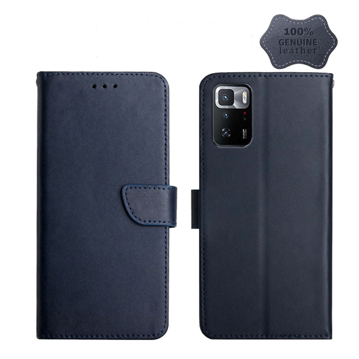 Estuche para teléfono con tapa horizontal a prueba de huellas dactilares de cuero genuino, For Xiaomi Redmi K30 Pro, For Xiaomi Redmi K40, For Xiaomi Mi Mix 4, For Xiaomi Poco X3 GT, For Xiaomi Redmi 8, For Xiaomi Redmi 9, For Xiaomi Redmi 9A          ...
