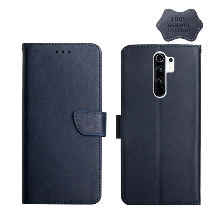 Estuche para teléfono con tapa horizontal a prueba de huellas dactilares de cuero genuino, For Xiaomi Redmi K30 Pro, For Xiaomi Redmi K40, For Xiaomi Mi Mix 4, For Xiaomi Poco X3 GT, For Xiaomi Redmi 8, For Xiaomi Redmi 9, For Xiaomi Redmi 9A          ...