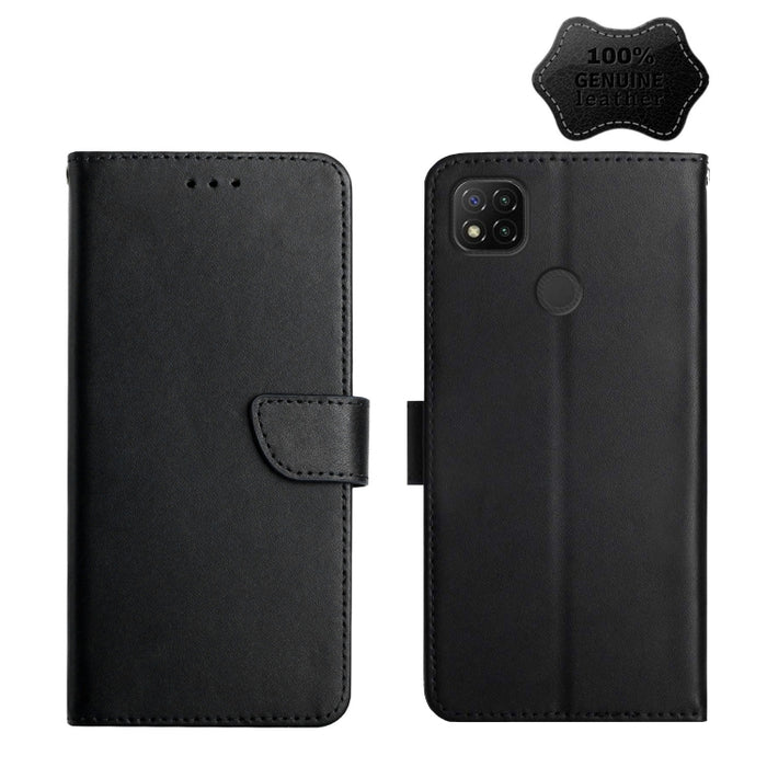 Estuche para teléfono con tapa horizontal a prueba de huellas dactilares de cuero genuino, For Xiaomi Redmi K30 Pro, For Xiaomi Redmi K40, For Xiaomi Mi Mix 4, For Xiaomi Poco X3 GT, For Xiaomi Redmi 8, For Xiaomi Redmi 9, For Xiaomi Redmi 9A          ...