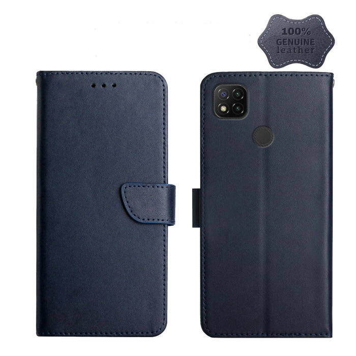 Estuche para teléfono con tapa horizontal a prueba de huellas dactilares de cuero genuino, For Xiaomi Redmi K30 Pro, For Xiaomi Redmi K40, For Xiaomi Mi Mix 4, For Xiaomi Poco X3 GT, For Xiaomi Redmi 8, For Xiaomi Redmi 9, For Xiaomi Redmi 9A          ...