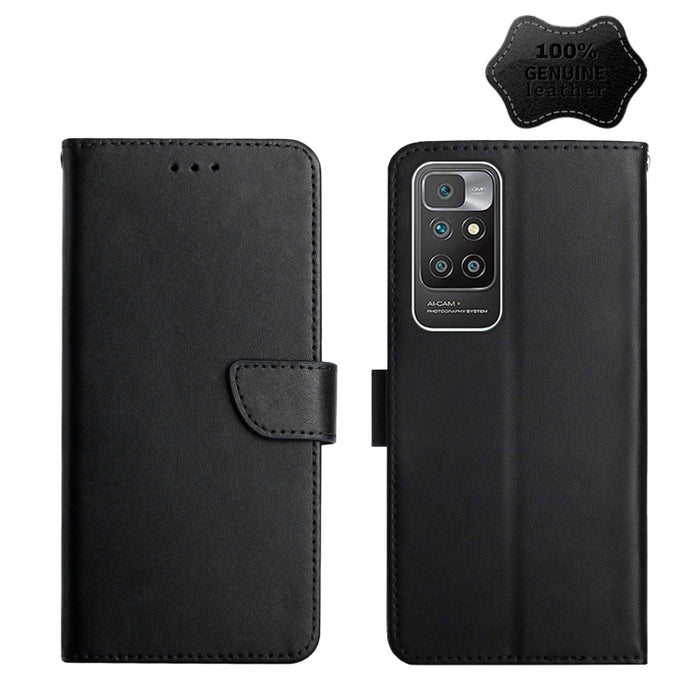 Estuche para teléfono con tapa horizontal a prueba de huellas dactilares de cuero genuino, For Xiaomi Redmi K30 Pro, For Xiaomi Redmi K40, For Xiaomi Mi Mix 4, For Xiaomi Poco X3 GT, For Xiaomi Redmi 8, For Xiaomi Redmi 9, For Xiaomi Redmi 9A          ...