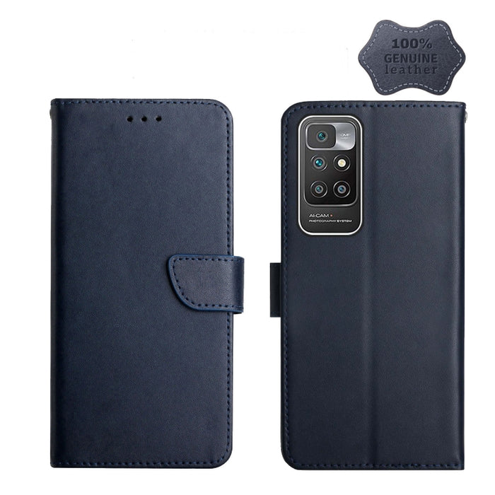 Estuche para teléfono con tapa horizontal a prueba de huellas dactilares de cuero genuino, For Xiaomi Redmi K30 Pro, For Xiaomi Redmi K40, For Xiaomi Mi Mix 4, For Xiaomi Poco X3 GT, For Xiaomi Redmi 8, For Xiaomi Redmi 9, For Xiaomi Redmi 9A          ...