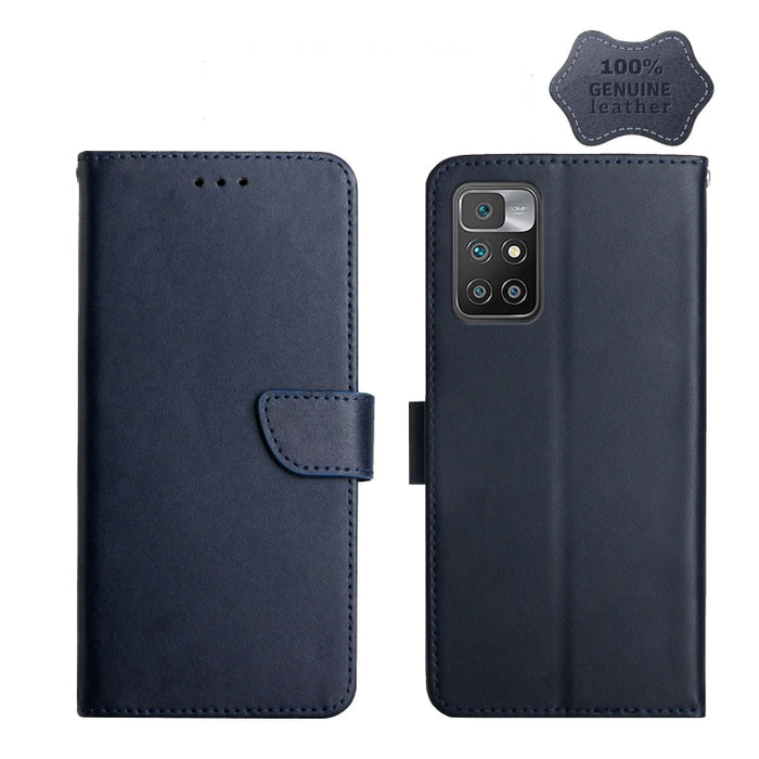 Estuche para teléfono con tapa horizontal a prueba de huellas dactilares de cuero genuino, For Xiaomi Redmi K30 Pro, For Xiaomi Redmi K40, For Xiaomi Mi Mix 4, For Xiaomi Poco X3 GT, For Xiaomi Redmi 8, For Xiaomi Redmi 9, For Xiaomi Redmi 9A          ...