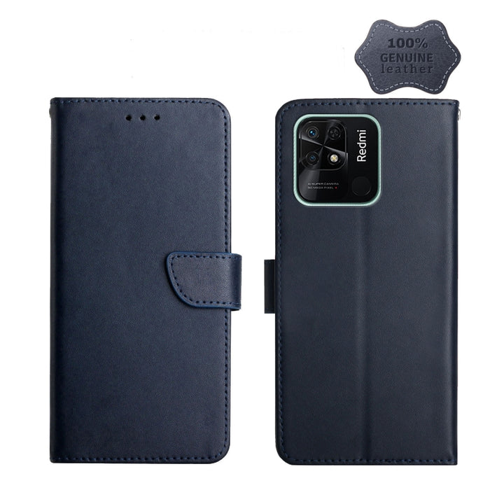 Estuche para teléfono con tapa horizontal a prueba de huellas dactilares de cuero genuino, For Xiaomi Redmi K30 Pro, For Xiaomi Redmi K40, For Xiaomi Mi Mix 4, For Xiaomi Poco X3 GT, For Xiaomi Redmi 8, For Xiaomi Redmi 9, For Xiaomi Redmi 9A          ...