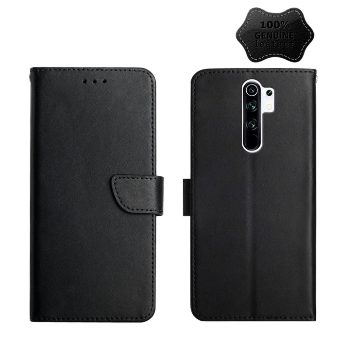 Estuche para teléfono con tapa horizontal a prueba de huellas dactilares de cuero genuino, For Xiaomi Redmi K30 Pro, For Xiaomi Redmi K40, For Xiaomi Mi Mix 4, For Xiaomi Poco X3 GT, For Xiaomi Redmi 8, For Xiaomi Redmi 9, For Xiaomi Redmi 9A          ...