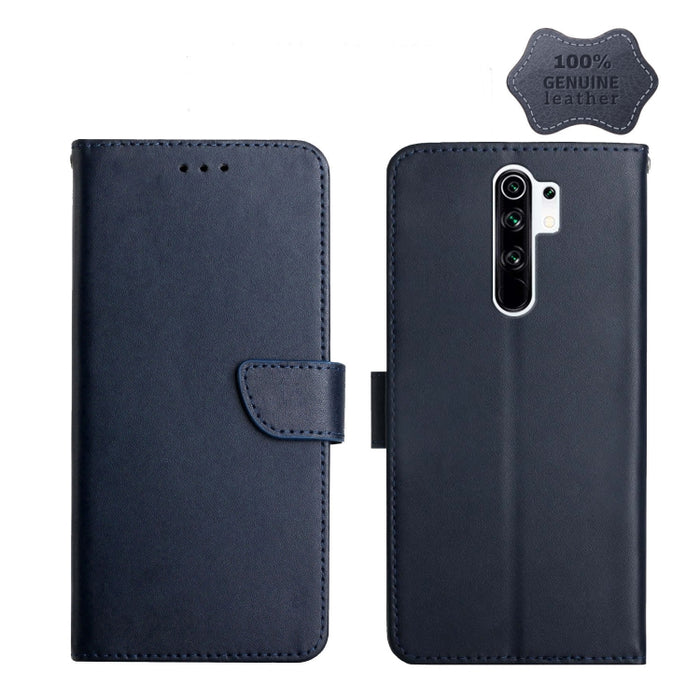 Estuche para teléfono con tapa horizontal a prueba de huellas dactilares de cuero genuino, For Xiaomi Redmi K30 Pro, For Xiaomi Redmi K40, For Xiaomi Mi Mix 4, For Xiaomi Poco X3 GT, For Xiaomi Redmi 8, For Xiaomi Redmi 9, For Xiaomi Redmi 9A          ...