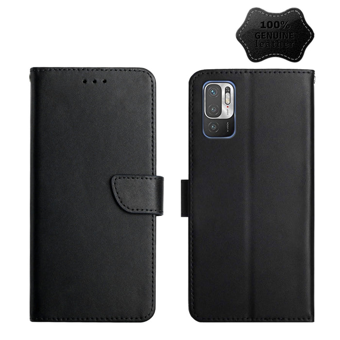 Estuche para teléfono con tapa horizontal a prueba de huellas dactilares de cuero genuino, For Xiaomi Redmi K30 Pro, For Xiaomi Redmi K40, For Xiaomi Mi Mix 4, For Xiaomi Poco X3 GT, For Xiaomi Redmi 8, For Xiaomi Redmi 9, For Xiaomi Redmi 9A          ...