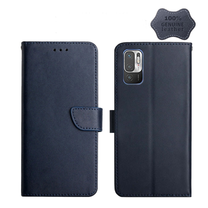 Estuche para teléfono con tapa horizontal a prueba de huellas dactilares de cuero genuino, For Xiaomi Redmi K30 Pro, For Xiaomi Redmi K40, For Xiaomi Mi Mix 4, For Xiaomi Poco X3 GT, For Xiaomi Redmi 8, For Xiaomi Redmi 9, For Xiaomi Redmi 9A          ...