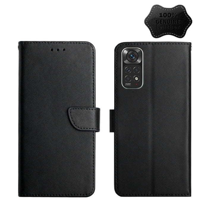 Estuche para teléfono con tapa horizontal a prueba de huellas dactilares de cuero genuino, For Xiaomi Redmi K30 Pro, For Xiaomi Redmi K40, For Xiaomi Mi Mix 4, For Xiaomi Poco X3 GT, For Xiaomi Redmi 8, For Xiaomi Redmi 9, For Xiaomi Redmi 9A          ...