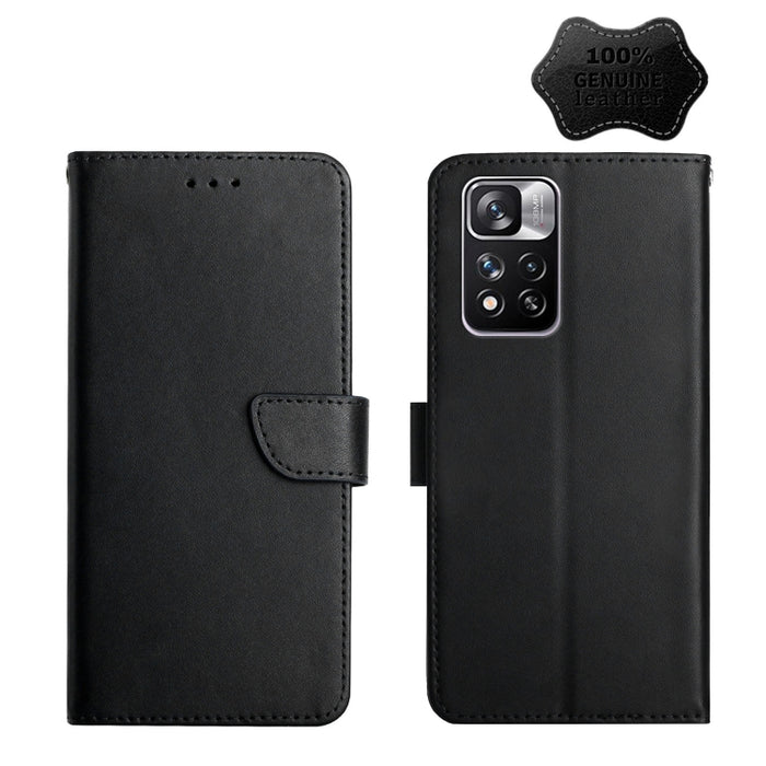 Estuche para teléfono con tapa horizontal a prueba de huellas dactilares de cuero genuino, For Xiaomi Redmi K30 Pro, For Xiaomi Redmi K40, For Xiaomi Mi Mix 4, For Xiaomi Poco X3 GT, For Xiaomi Redmi 8, For Xiaomi Redmi 9, For Xiaomi Redmi 9A          ...