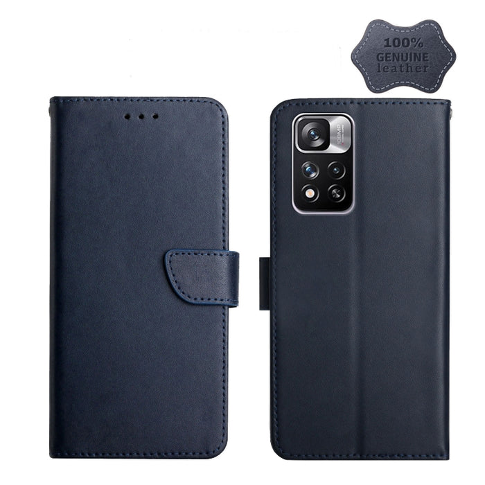 Estuche para teléfono con tapa horizontal a prueba de huellas dactilares de cuero genuino, For Xiaomi Redmi K30 Pro, For Xiaomi Redmi K40, For Xiaomi Mi Mix 4, For Xiaomi Poco X3 GT, For Xiaomi Redmi 8, For Xiaomi Redmi 9, For Xiaomi Redmi 9A          ...