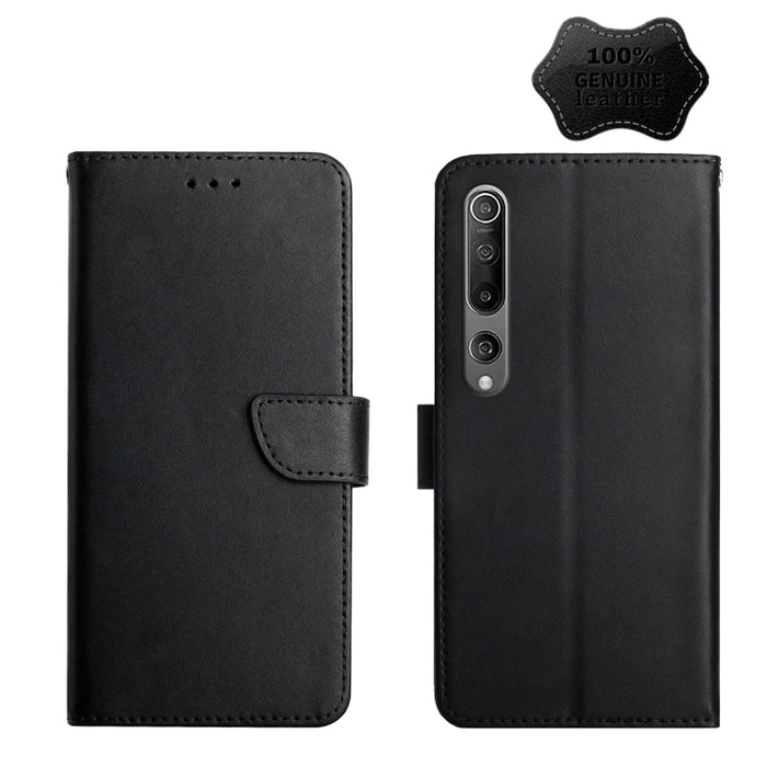 Estuche para teléfono con tapa horizontal a prueba de huellas dactilares de cuero genuino, For Xiaomi Redmi K30 Pro, For Xiaomi Redmi K40, For Xiaomi Mi Mix 4, For Xiaomi Poco X3 GT, For Xiaomi Redmi 8, For Xiaomi Redmi 9, For Xiaomi Redmi 9A          ...