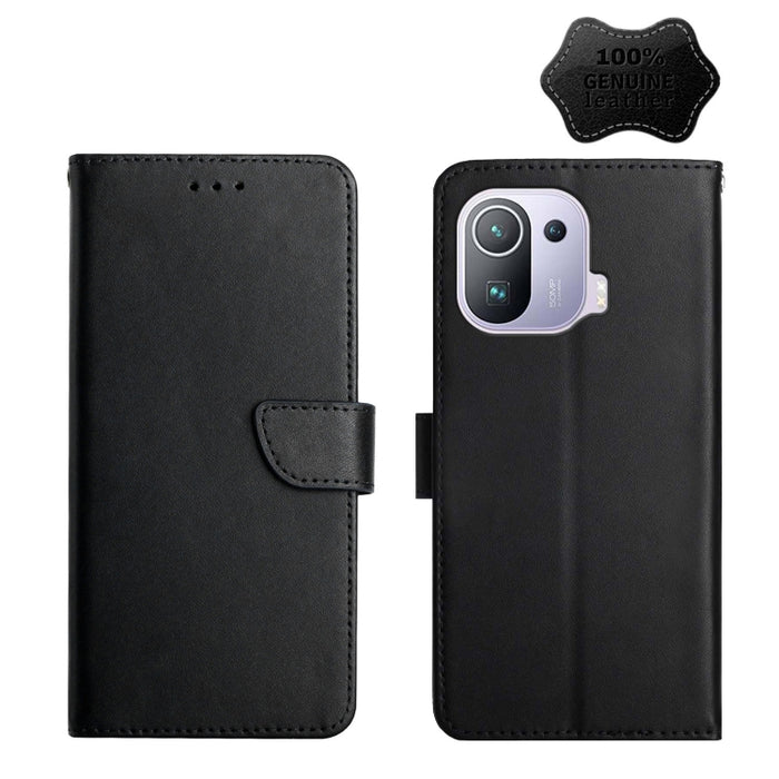 Estuche para teléfono con tapa horizontal a prueba de huellas dactilares de cuero genuino, For Xiaomi Redmi K30 Pro, For Xiaomi Redmi K40, For Xiaomi Mi Mix 4, For Xiaomi Poco X3 GT, For Xiaomi Redmi 8, For Xiaomi Redmi 9, For Xiaomi Redmi 9A          ...