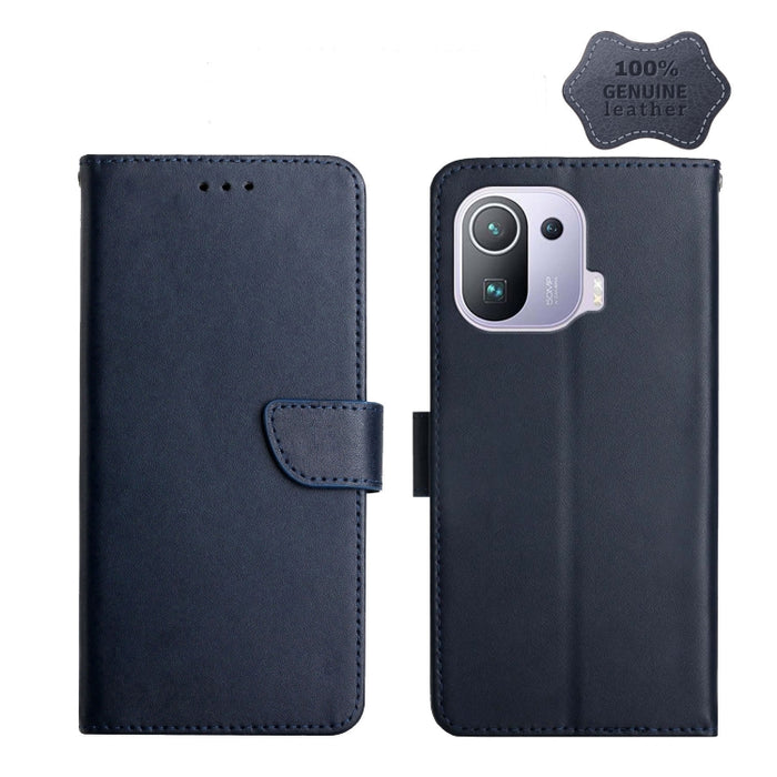Estuche para teléfono con tapa horizontal a prueba de huellas dactilares de cuero genuino, For Xiaomi Redmi K30 Pro, For Xiaomi Redmi K40, For Xiaomi Mi Mix 4, For Xiaomi Poco X3 GT, For Xiaomi Redmi 8, For Xiaomi Redmi 9, For Xiaomi Redmi 9A          ...