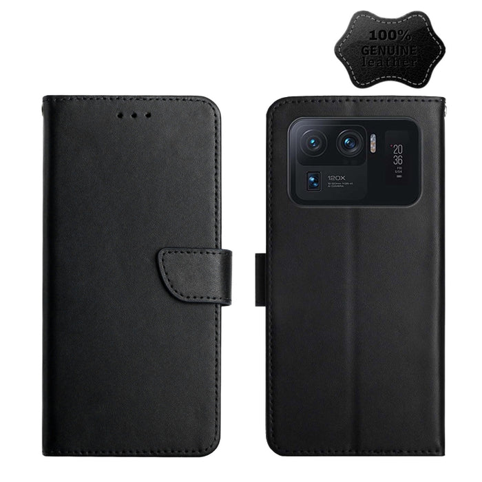 Estuche para teléfono con tapa horizontal a prueba de huellas dactilares de cuero genuino, For Xiaomi Redmi K30 Pro, For Xiaomi Redmi K40, For Xiaomi Mi Mix 4, For Xiaomi Poco X3 GT, For Xiaomi Redmi 8, For Xiaomi Redmi 9, For Xiaomi Redmi 9A          ...