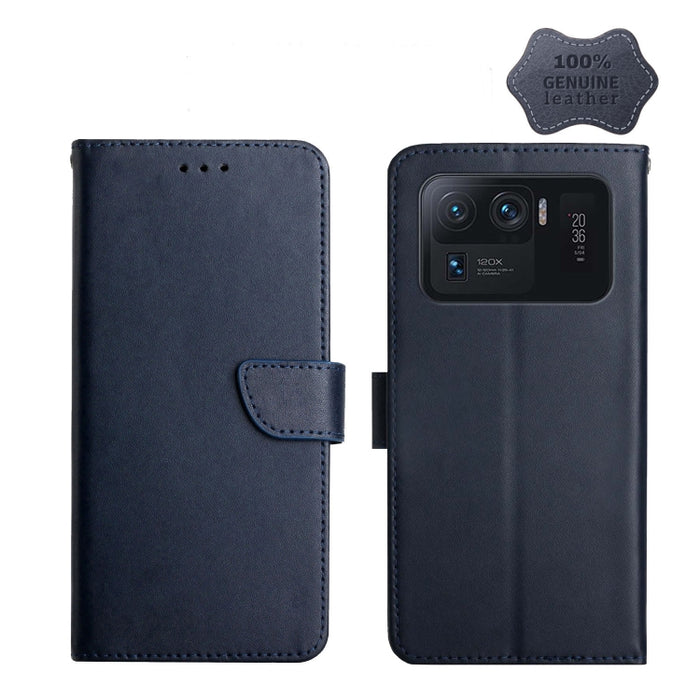 Estuche para teléfono con tapa horizontal a prueba de huellas dactilares de cuero genuino, For Xiaomi Redmi K30 Pro, For Xiaomi Redmi K40, For Xiaomi Mi Mix 4, For Xiaomi Poco X3 GT, For Xiaomi Redmi 8, For Xiaomi Redmi 9, For Xiaomi Redmi 9A          ...