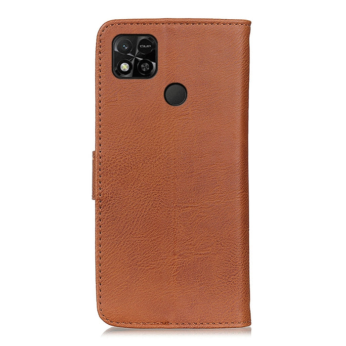 KHAZNEH Funda de cuero con tapa horizontal con textura de piel de vaca, For Xiaomi Redmi 10A, For Samsung Galaxy M23 / F23