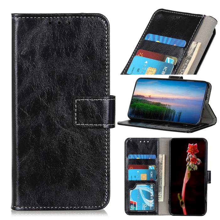 Estuche para teléfono de cuero con textura retro Crazy Horse, For Xiaomi Redmi 10A, For Samsung Galaxy M23 / F23