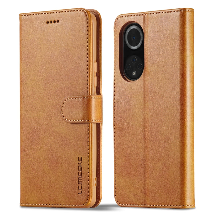 LC.IMEEKE Estuche para teléfono de cuero con textura de becerro, For Honor 50 / nova 9, For Honor 50 Pro / nova 9 Pro, For Xiaomi Poco X4 Pro 5G, For Xiaomi Poco M4 Pro