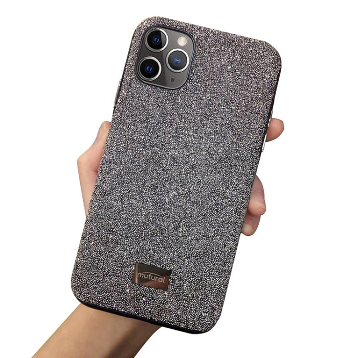 Mutural TPU + PC + Estuche protector de tela de diamante