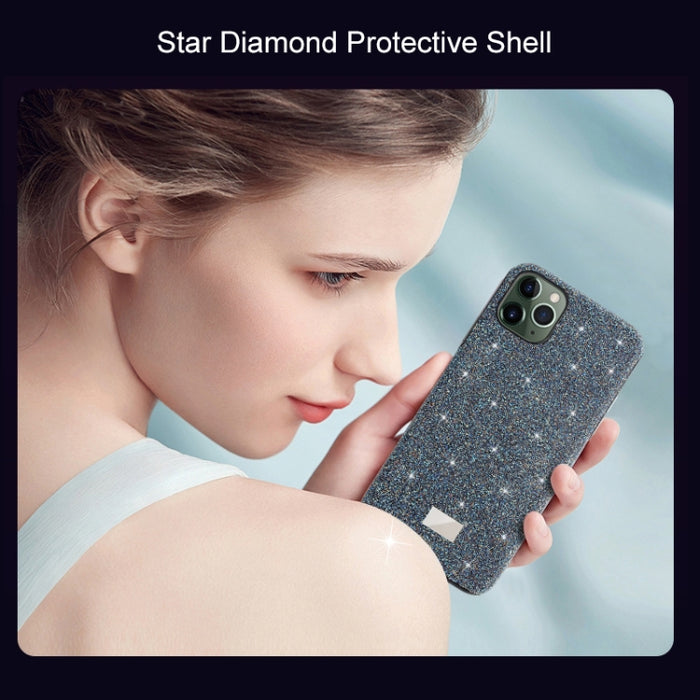 Mutural TPU + PC + Estuche protector de tela de diamante