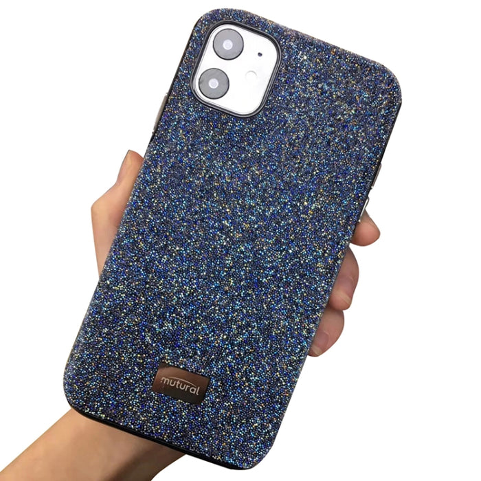 Mutural TPU + PC + Estuche protector de tela de diamante