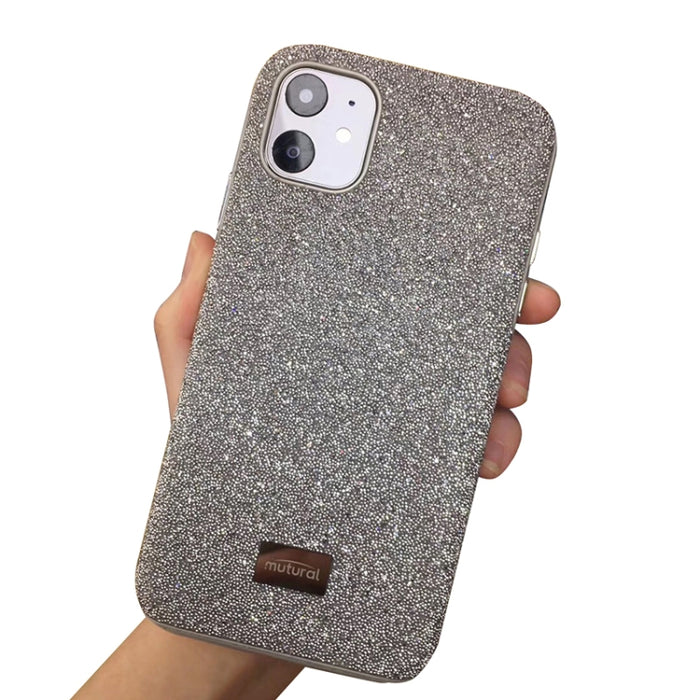 Mutural TPU + PC + Estuche protector de tela de diamante
