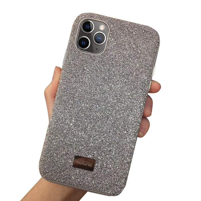 Mutural TPU + PC + Estuche protector de tela de diamante
