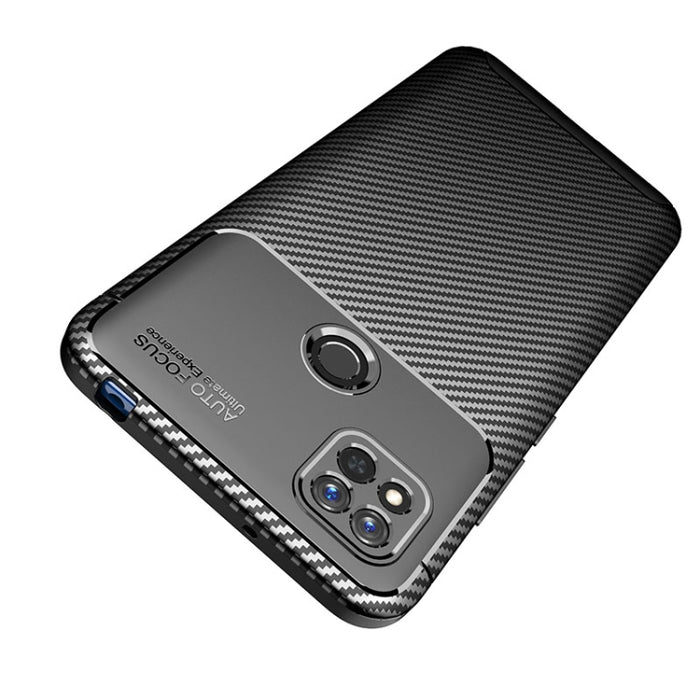 Funda de teléfono TPU a prueba de golpes con textura de fibra de carbono, For Samsung Galaxy M53 5G, For Xiaomi Redmi 10A, For vivo X Note