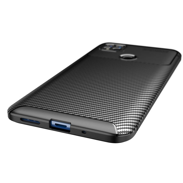 Funda de teléfono TPU a prueba de golpes con textura de fibra de carbono, For Samsung Galaxy M53 5G, For Xiaomi Redmi 10A, For vivo X Note