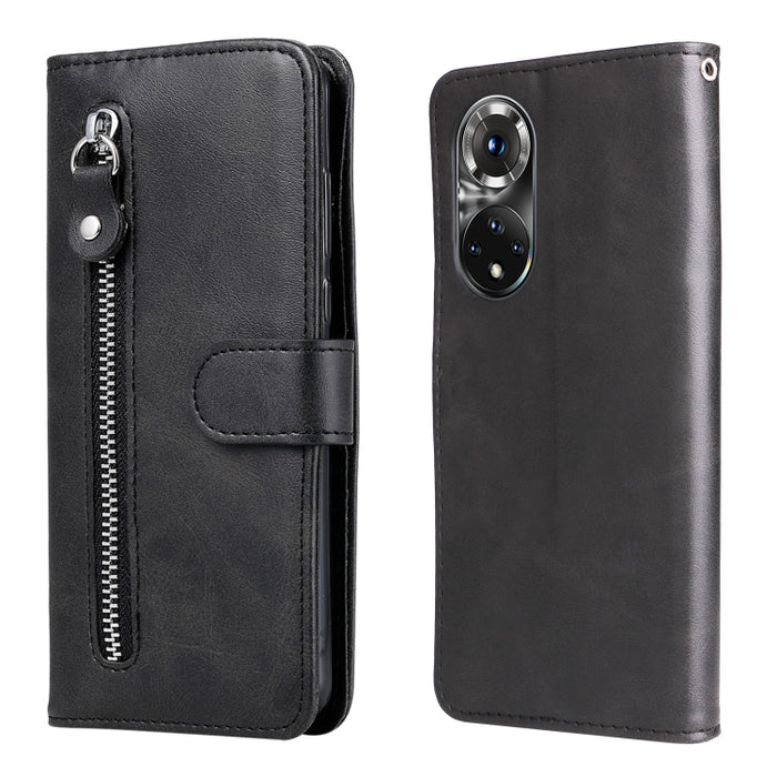 Estuche de cuero con tapa horizontal y cremallera con textura de becerro a la moda, For Xiaomi Redmi Note 11E, For Huawei Nova 9 Pro/Honor 50 Pro, For vivo Y55 5G/Y75 5G/T1 5G, For OPPO Realme C35, For OPPO Reno7 SE 5G                                  ...