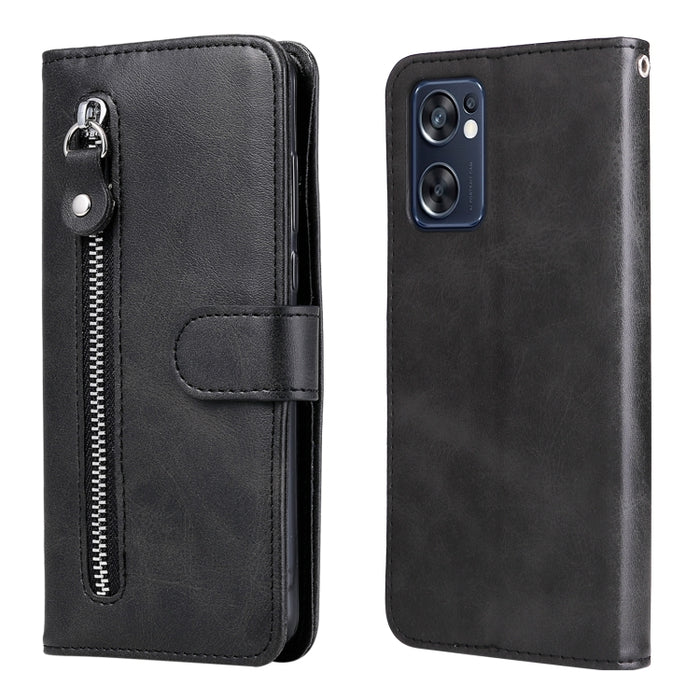 Estuche de cuero con tapa horizontal y cremallera con textura de becerro a la moda, For Xiaomi Redmi Note 11E, For Huawei Nova 9 Pro/Honor 50 Pro, For vivo Y55 5G/Y75 5G/T1 5G, For OPPO Realme C35, For OPPO Reno7 SE 5G                                  ...