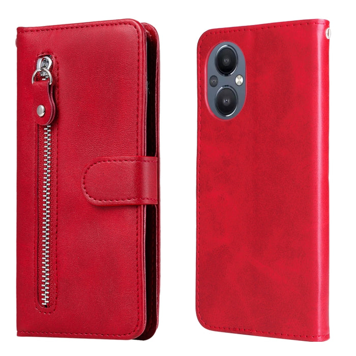 Estuche de cuero con tapa horizontal y cremallera con textura de becerro a la moda, For Xiaomi Redmi Note 11E, For Huawei Nova 9 Pro/Honor 50 Pro, For vivo Y55 5G/Y75 5G/T1 5G, For OPPO Realme C35, For OPPO Reno7 SE 5G                                  ...