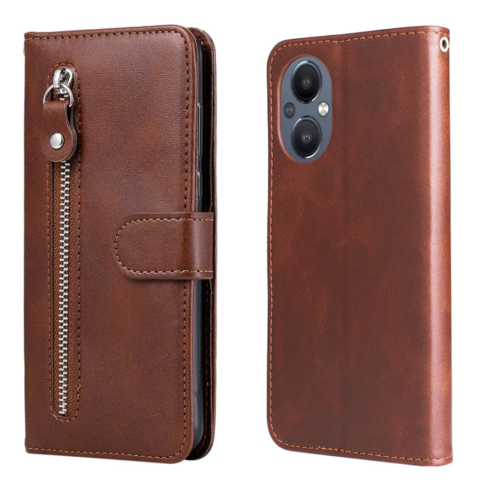 Estuche de cuero con tapa horizontal y cremallera con textura de becerro a la moda, For Xiaomi Redmi Note 11E, For Huawei Nova 9 Pro/Honor 50 Pro, For vivo Y55 5G/Y75 5G/T1 5G, For OPPO Realme C35, For OPPO Reno7 SE 5G                                  ...