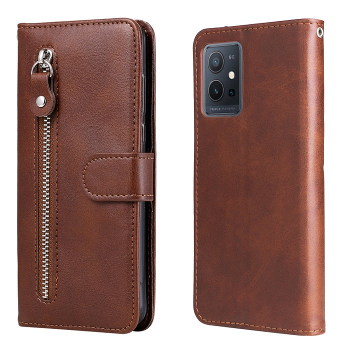 Estuche de cuero con tapa horizontal y cremallera con textura de becerro a la moda, For Xiaomi Redmi Note 11E, For Huawei Nova 9 Pro/Honor 50 Pro, For vivo Y55 5G/Y75 5G/T1 5G, For OPPO Realme C35, For OPPO Reno7 SE 5G                                  ...
