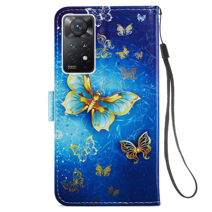 Estuche para teléfono de cuero con tapa horizontal con patrón pintado, For Xiaomi Redmi Note 11 Pro 4G / 5G, For Xiaomi Redmi Note 11 Global, For Xiaomi Poco M4 Pro, For Xiaomi Poco M4 Pro 5G, For Samsung Galaxy A13 4G, For Samsung Galaxy A23          ...