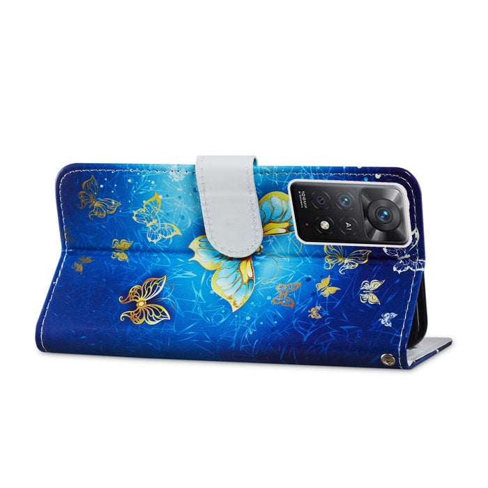 Estuche para teléfono de cuero con tapa horizontal con patrón pintado, For Xiaomi Redmi Note 11 Pro 4G / 5G, For Xiaomi Redmi Note 11 Global, For Xiaomi Poco M4 Pro, For Xiaomi Poco M4 Pro 5G, For Samsung Galaxy A13 4G, For Samsung Galaxy A23          ...