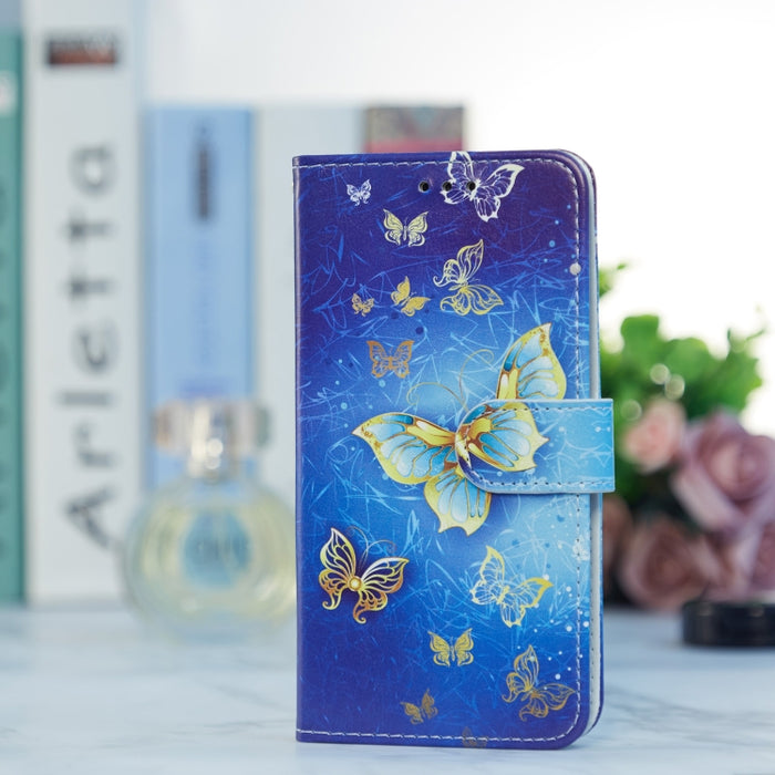 Estuche para teléfono de cuero con tapa horizontal con patrón pintado, For Xiaomi Redmi Note 11 Pro 4G / 5G, For Xiaomi Redmi Note 11 Global, For Xiaomi Poco M4 Pro, For Xiaomi Poco M4 Pro 5G, For Samsung Galaxy A13 4G, For Samsung Galaxy A23          ...