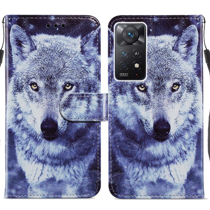 Estuche para teléfono de cuero con tapa horizontal con patrón pintado, For Xiaomi Redmi Note 11 Pro 4G / 5G, For Xiaomi Redmi Note 11 Global, For Xiaomi Poco M4 Pro, For Xiaomi Poco M4 Pro 5G, For Samsung Galaxy A13 4G, For Samsung Galaxy A23          ...