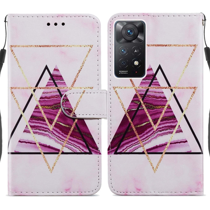 Estuche para teléfono de cuero con tapa horizontal con patrón pintado, For Xiaomi Redmi Note 11 Pro 4G / 5G, For Xiaomi Redmi Note 11 Global, For Xiaomi Poco M4 Pro, For Xiaomi Poco M4 Pro 5G, For Samsung Galaxy A13 4G, For Samsung Galaxy A23          ...