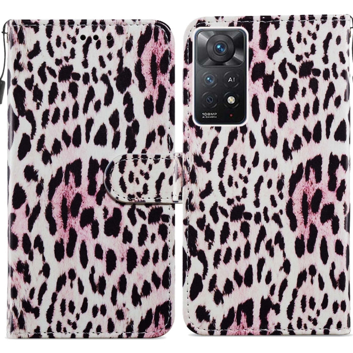 Estuche para teléfono de cuero con tapa horizontal con patrón pintado, For Xiaomi Redmi Note 11 Pro 4G / 5G, For Xiaomi Redmi Note 11 Global, For Xiaomi Poco M4 Pro, For Xiaomi Poco M4 Pro 5G, For Samsung Galaxy A13 4G, For Samsung Galaxy A23          ...