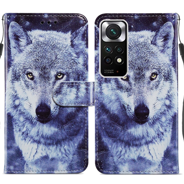 Estuche para teléfono de cuero con tapa horizontal con patrón pintado, For Xiaomi Redmi Note 11 Pro 4G / 5G, For Xiaomi Redmi Note 11 Global, For Xiaomi Poco M4 Pro, For Xiaomi Poco M4 Pro 5G, For Samsung Galaxy A13 4G, For Samsung Galaxy A23          ...