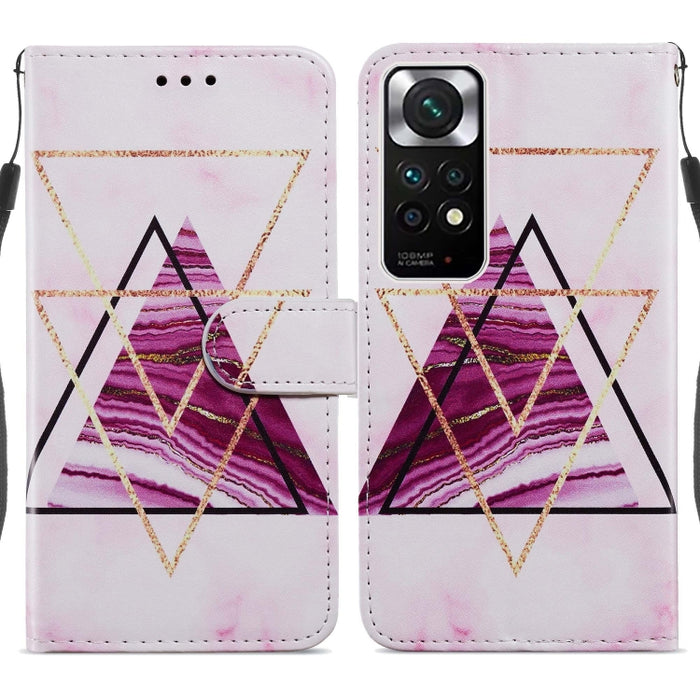 Estuche para teléfono de cuero con tapa horizontal con patrón pintado, For Xiaomi Redmi Note 11 Pro 4G / 5G, For Xiaomi Redmi Note 11 Global, For Xiaomi Poco M4 Pro, For Xiaomi Poco M4 Pro 5G, For Samsung Galaxy A13 4G, For Samsung Galaxy A23          ...