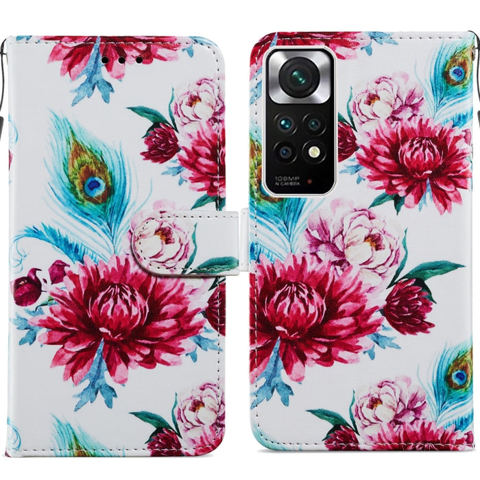 Estuche para teléfono de cuero con tapa horizontal con patrón pintado, For Xiaomi Redmi Note 11 Pro 4G / 5G, For Xiaomi Redmi Note 11 Global, For Xiaomi Poco M4 Pro, For Xiaomi Poco M4 Pro 5G, For Samsung Galaxy A13 4G, For Samsung Galaxy A23          ...