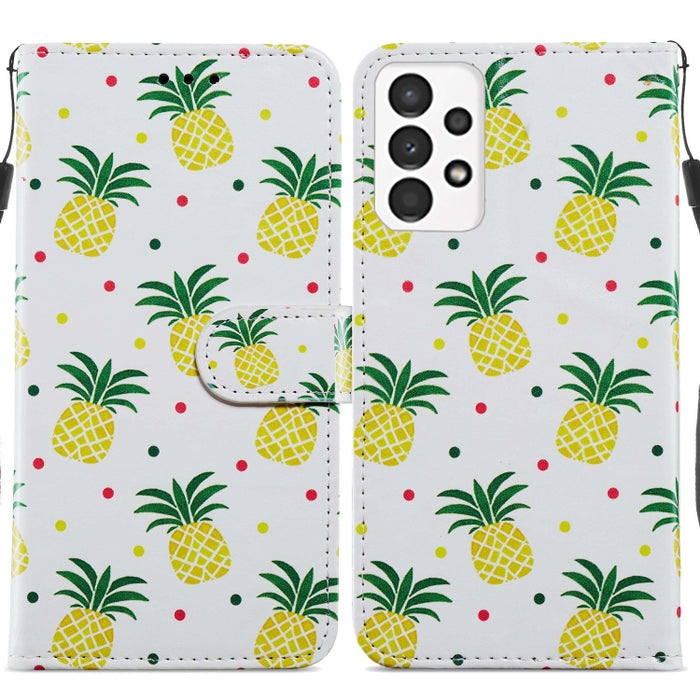 Estuche para teléfono de cuero con tapa horizontal con patrón pintado, For Xiaomi Redmi Note 11 Pro 4G / 5G, For Xiaomi Redmi Note 11 Global, For Xiaomi Poco M4 Pro, For Xiaomi Poco M4 Pro 5G, For Samsung Galaxy A13 4G, For Samsung Galaxy A23          ...