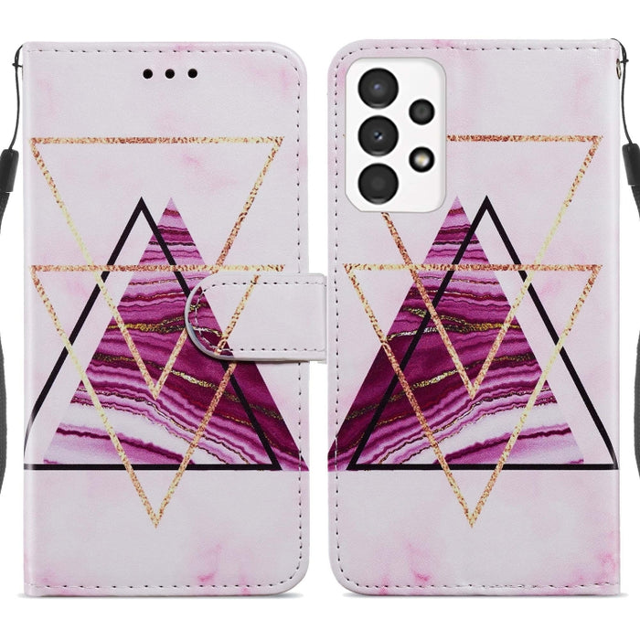 Estuche para teléfono de cuero con tapa horizontal con patrón pintado, For Xiaomi Redmi Note 11 Pro 4G / 5G, For Xiaomi Redmi Note 11 Global, For Xiaomi Poco M4 Pro, For Xiaomi Poco M4 Pro 5G, For Samsung Galaxy A13 4G, For Samsung Galaxy A23          ...