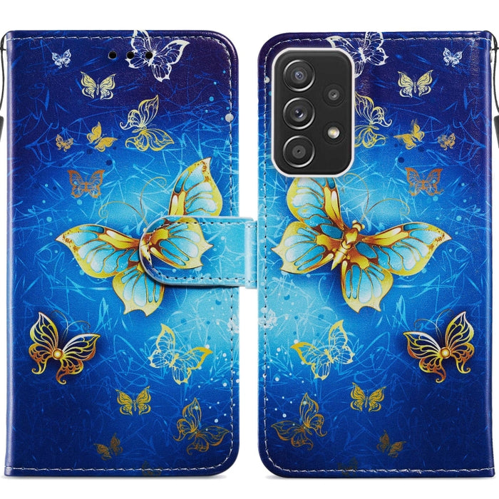 Estuche para teléfono de cuero con tapa horizontal con patrón pintado, For Xiaomi Redmi Note 11 Pro 4G / 5G, For Xiaomi Redmi Note 11 Global, For Xiaomi Poco M4 Pro, For Xiaomi Poco M4 Pro 5G, For Samsung Galaxy A13 4G, For Samsung Galaxy A23          ...