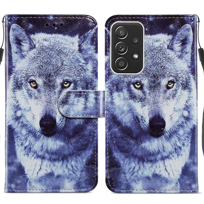 Estuche para teléfono de cuero con tapa horizontal con patrón pintado, For Xiaomi Redmi Note 11 Pro 4G / 5G, For Xiaomi Redmi Note 11 Global, For Xiaomi Poco M4 Pro, For Xiaomi Poco M4 Pro 5G, For Samsung Galaxy A13 4G, For Samsung Galaxy A23          ...
