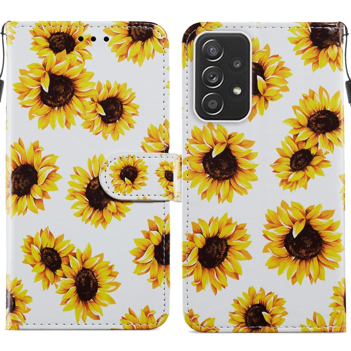 Estuche para teléfono de cuero con tapa horizontal con patrón pintado, For Xiaomi Redmi Note 11 Pro 4G / 5G, For Xiaomi Redmi Note 11 Global, For Xiaomi Poco M4 Pro, For Xiaomi Poco M4 Pro 5G, For Samsung Galaxy A13 4G, For Samsung Galaxy A23          ...